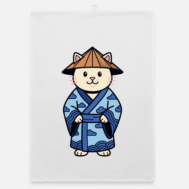 China Cat cute Organic dish towel