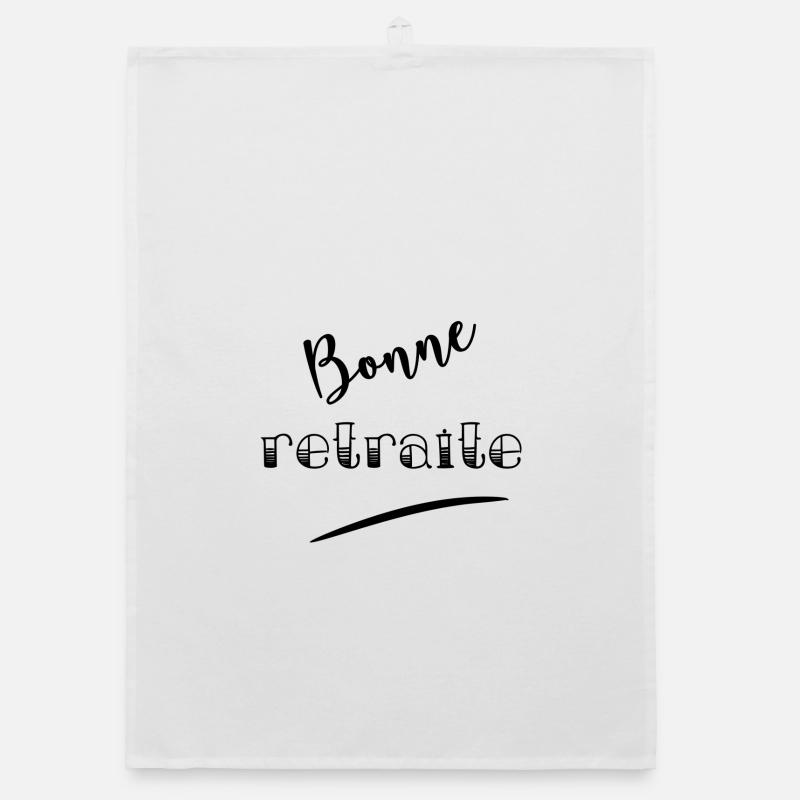 BONNE RETRAITE Torchon bio