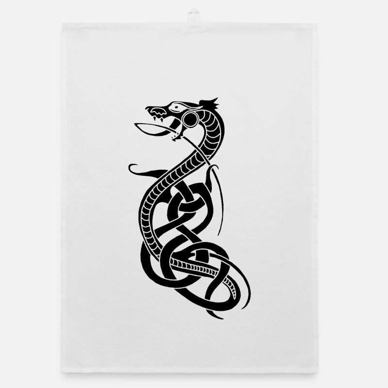 Serpent noir infini Torchon bio