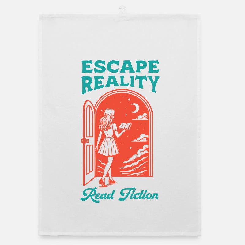 Échapper à la réalité Lire de la fiction Torchon bio