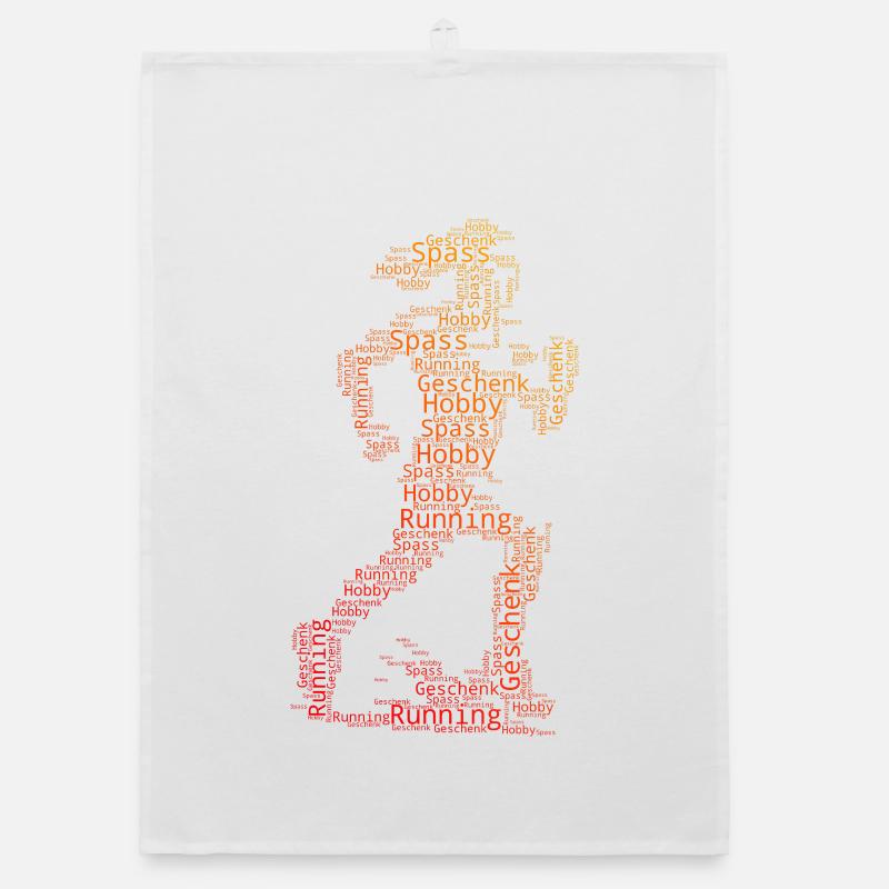 Purist Running Theme Organic dish towel