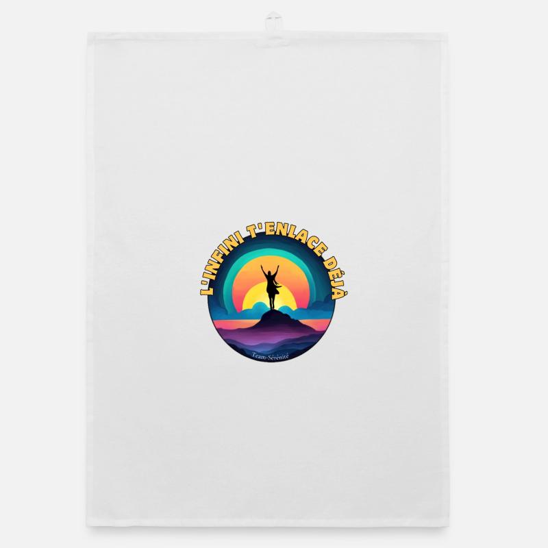 Infinity is already embracing you Organic dish towel