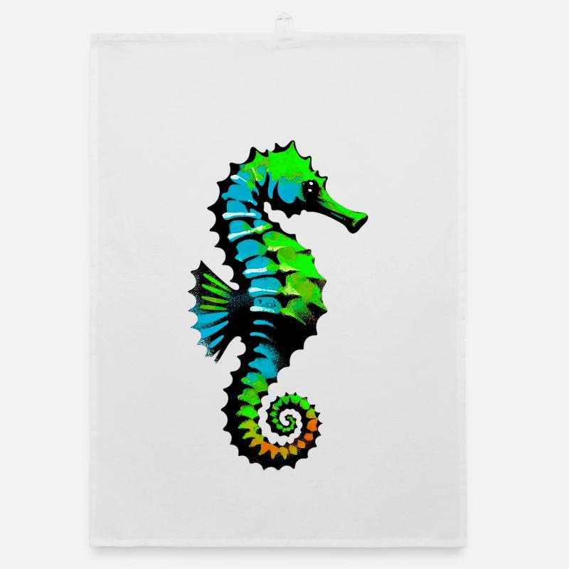 Seepferdchen Organic Geschirrtuch