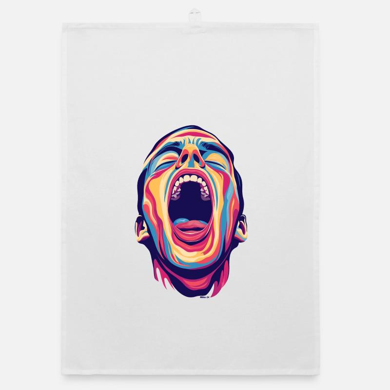 Screaming Organic dish towel