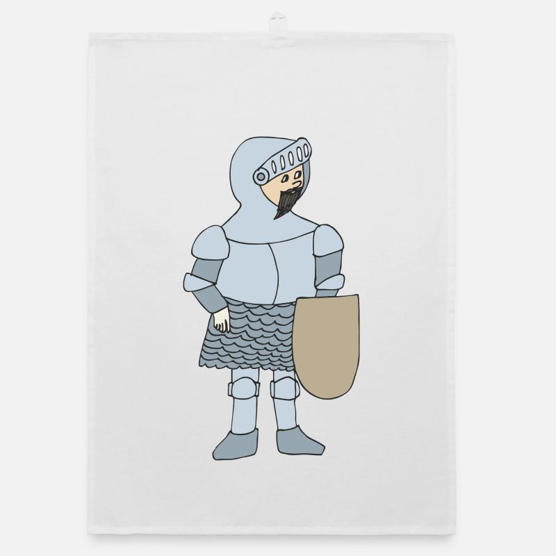 Chevalier de style médiéval Torchon bio
