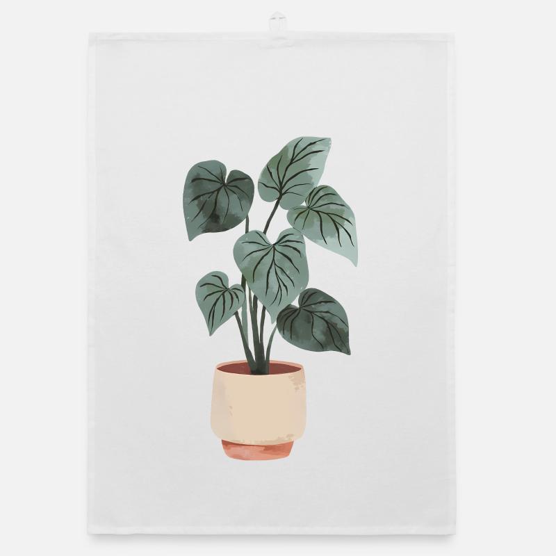 Pot de fleurs minimaliste Torchon bio