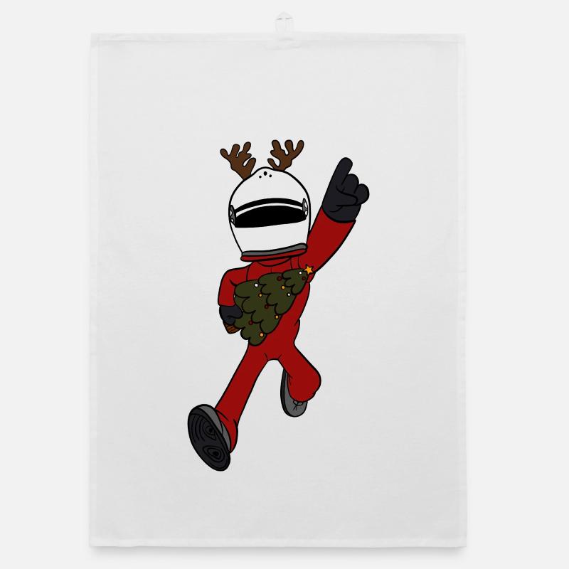 Noël coureur Torchon bio