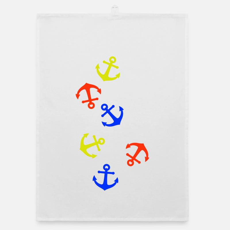 Ancre Colorée Torchon bio