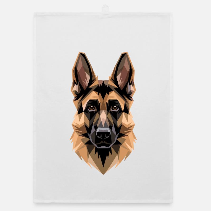 Schäferhund Hund Liebe Deutscher Schäferhund Hunde Organic Geschirrtuch