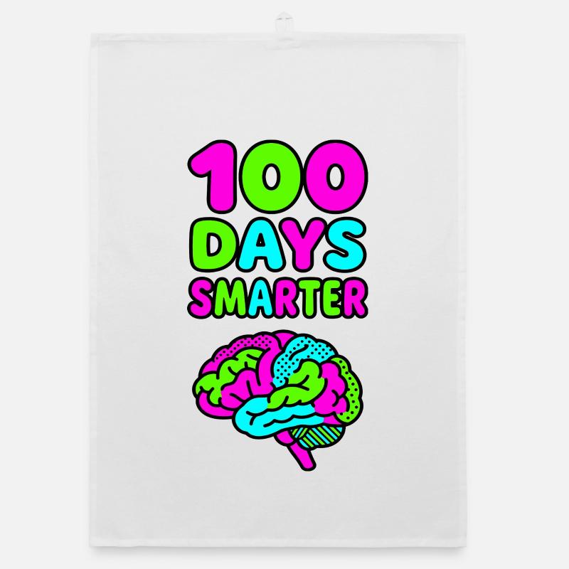 100 Tage Schlauer Organic Geschirrtuch