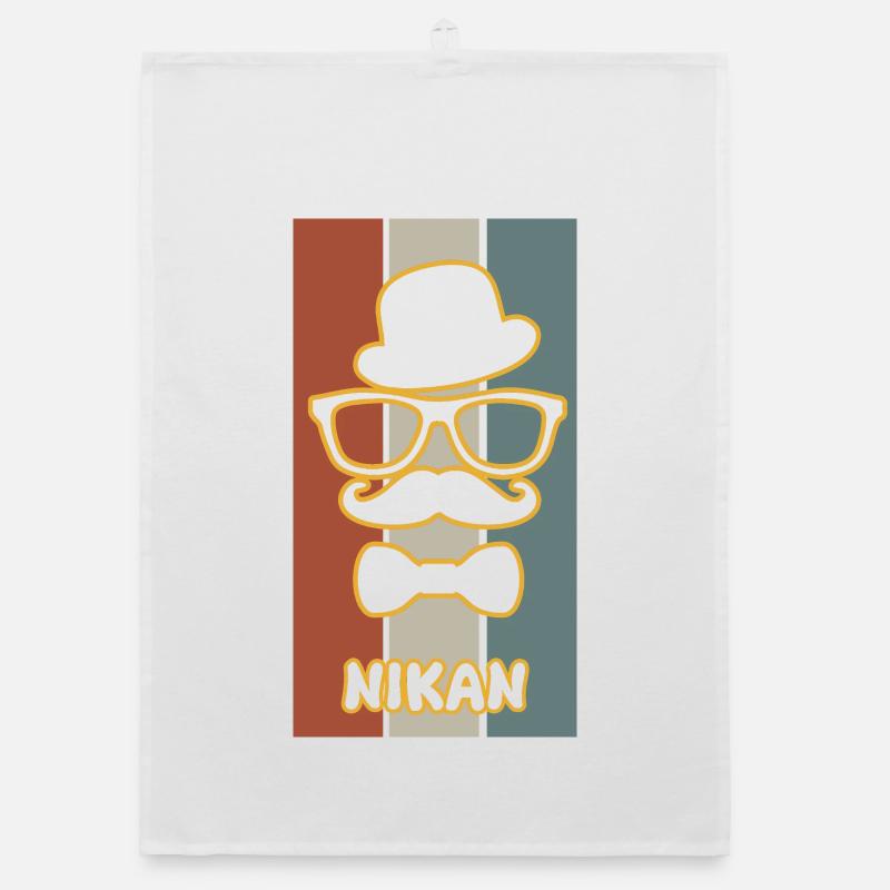 First name Nikan Organic dish towel