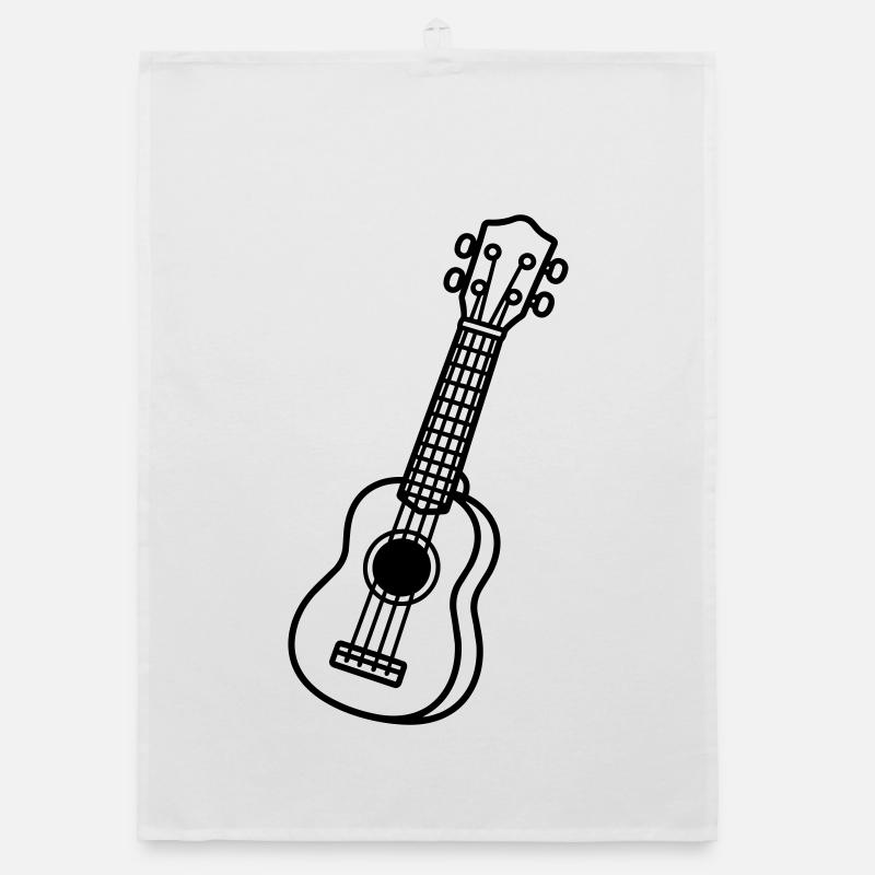 ukulele Organic dish towel