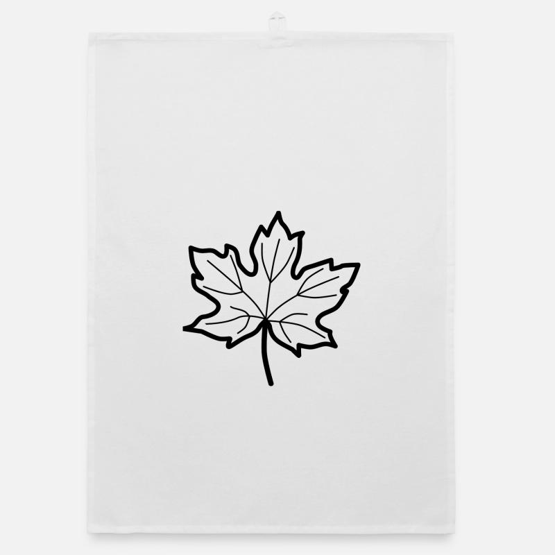 Feuille caduque - automne Torchon bio