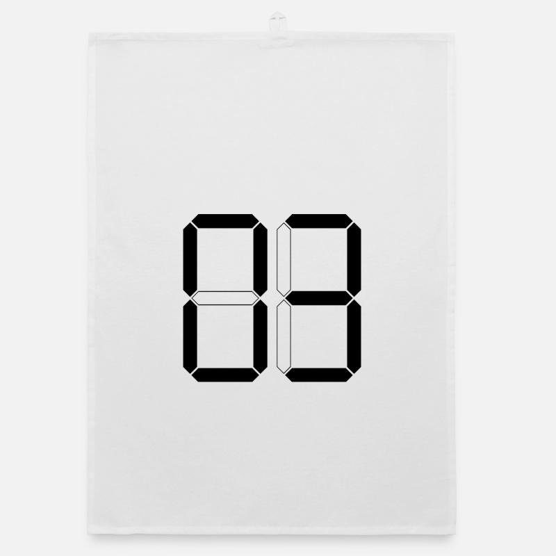 NUMMER 03 Null Drei Geburtstag Geschenk Digital Organic Geschirrtuch