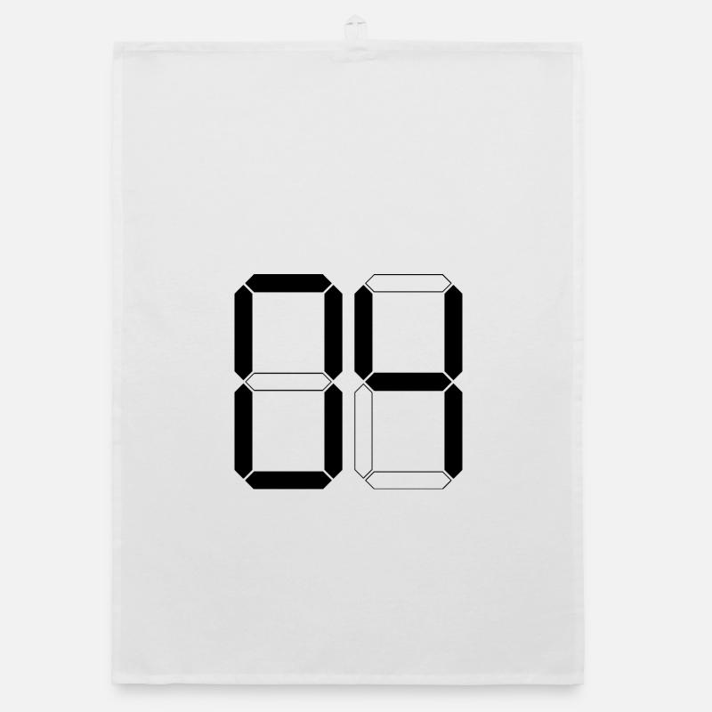 NUMÉRO 04 Zero Four Cadeau d’anniversaire numérique Torchon bio