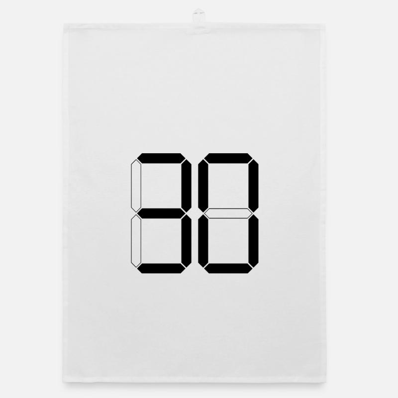 NUMMER 30 Dreißig Geburtstag Geschenk Digital Organic Geschirrtuch