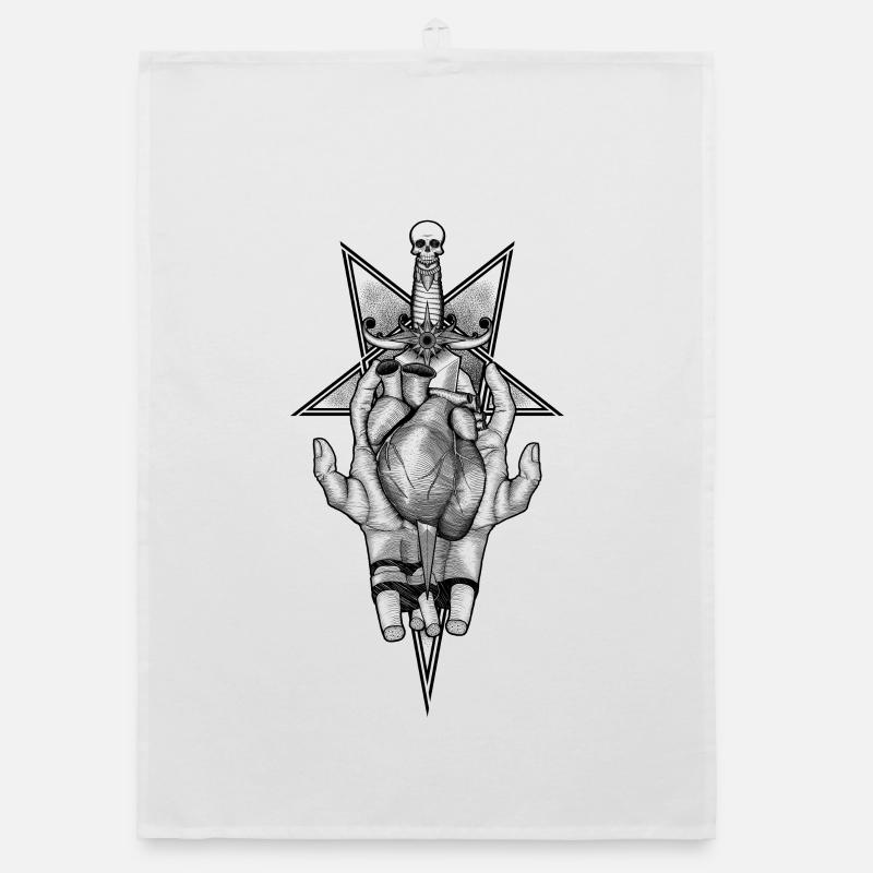 Aching Heart Organic dish towel