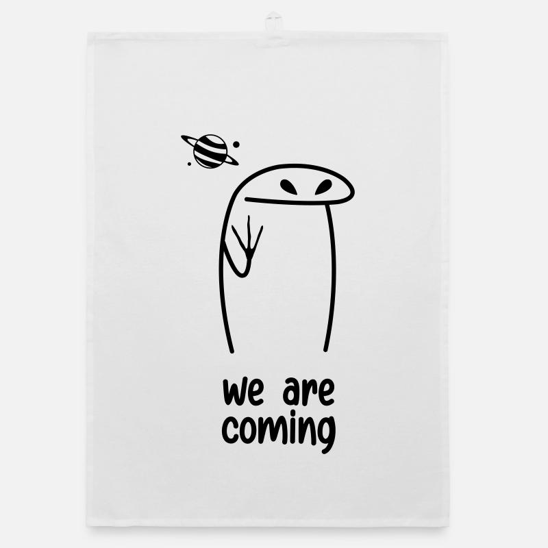 Alien nous venons Torchon bio