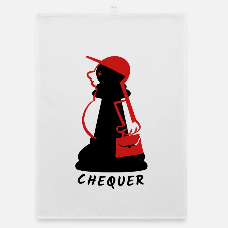 Chequer Organic dish towel