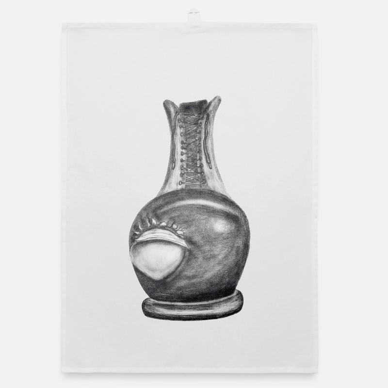 Old Shuh with Hole Organic dish towel