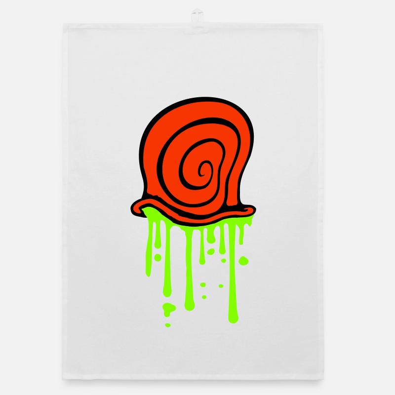 Snail shell, snail, slime, disgusting, slimy Organic dish towel