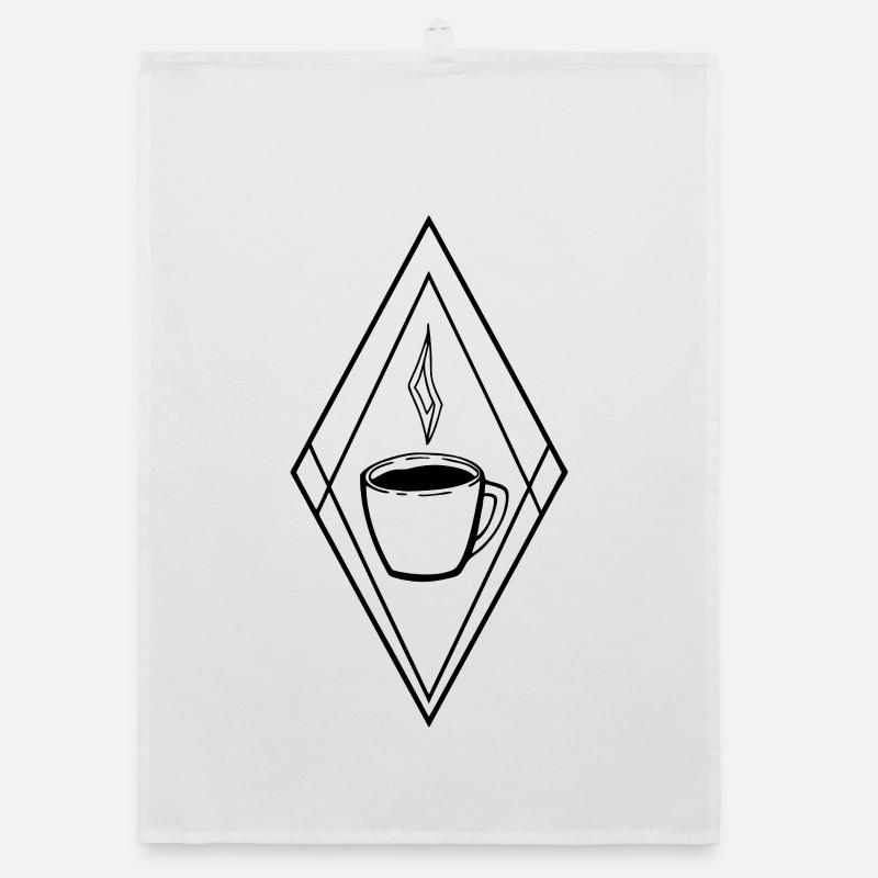 Tasse à café avec graphisme minimaliste Torchon bio