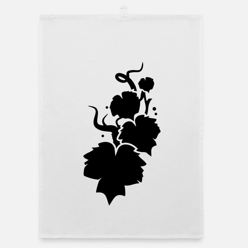 Une vigne en silhouette Torchon bio