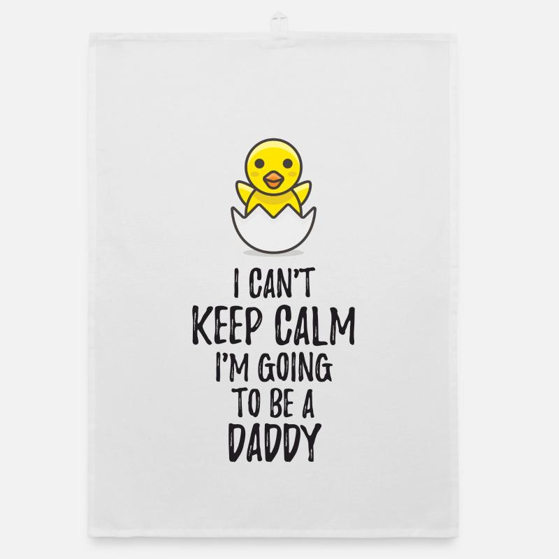 I Can't Keep Calm I'm Going to be a Daddy Organic Geschirrtuch