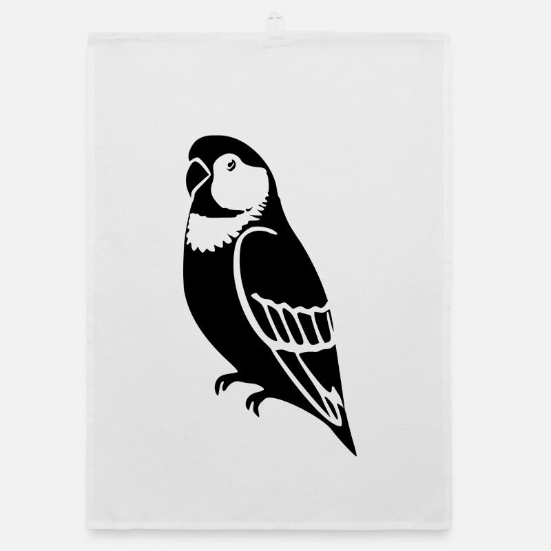 Parrots Bird Geshenk Organic dish towel