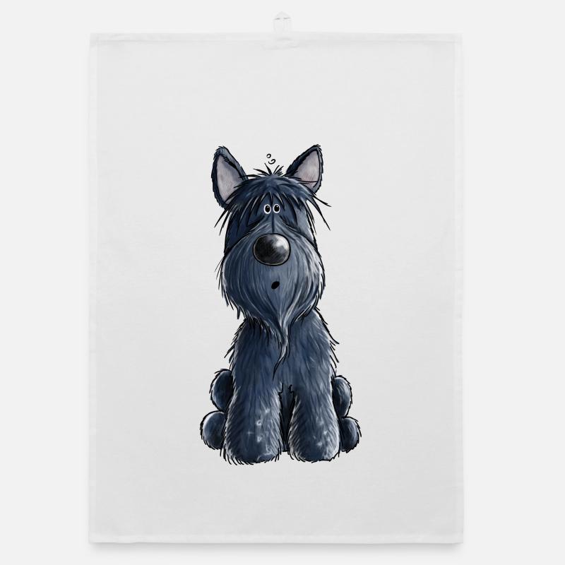 Süßer Scottish Terrier - Scottie - Geschenk - Hund Organic Geschirrtuch