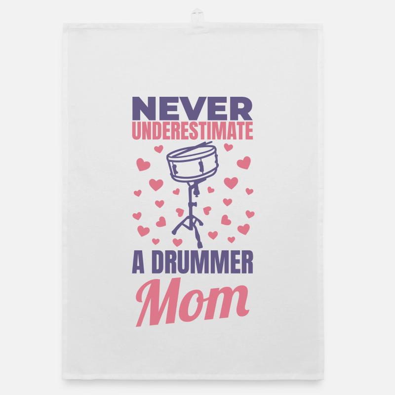 Drummer Mom Organic dish towel