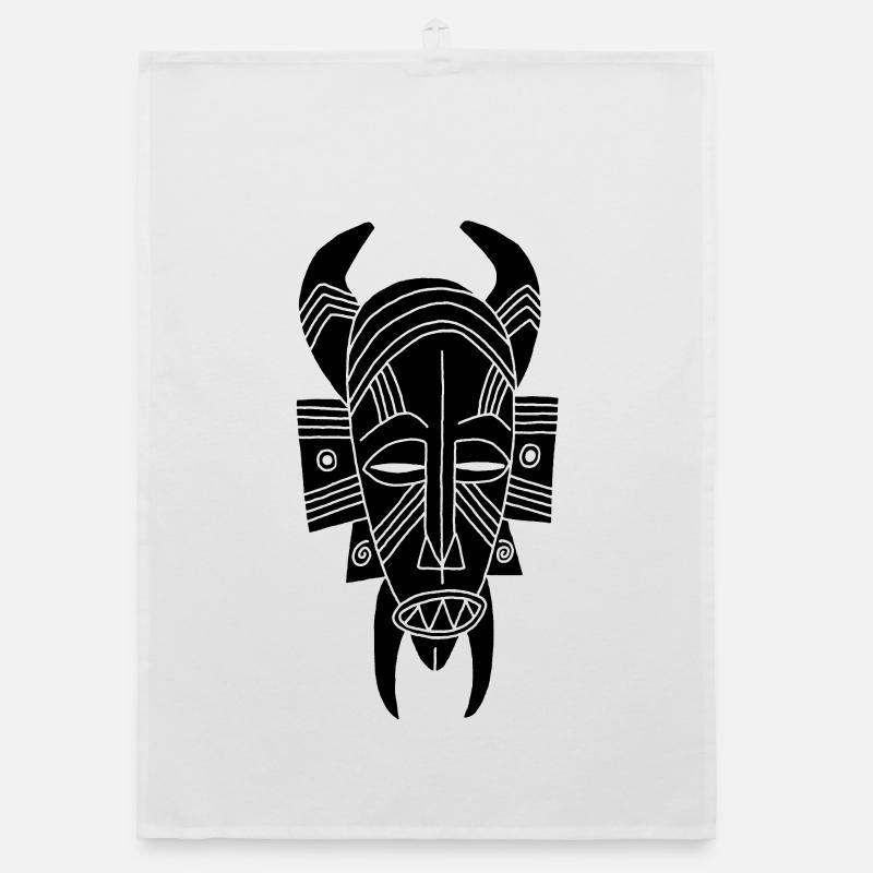 African Black Demon Organic dish towel