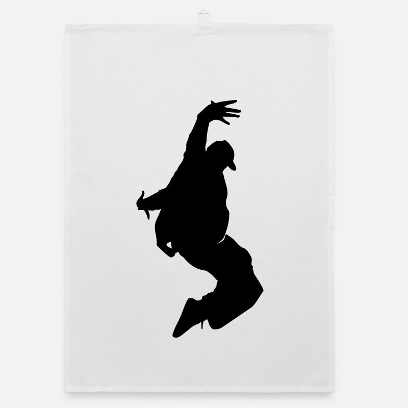 B-Boy Silhouette – Breakdance Freeze Torchon bio