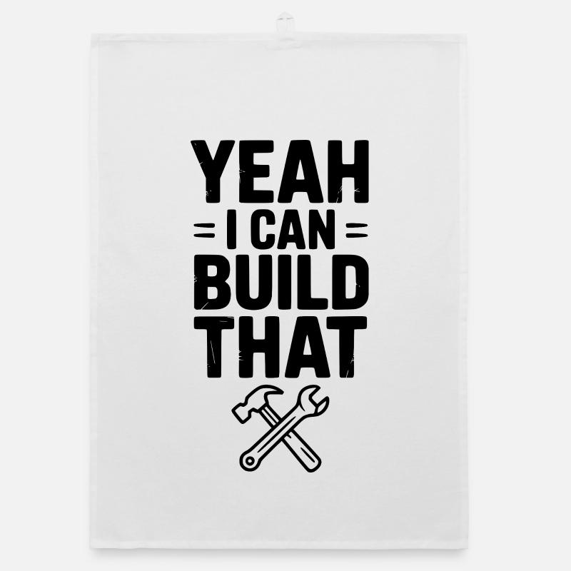 Ja, das kann ich bauen Organic Geschirrtuch