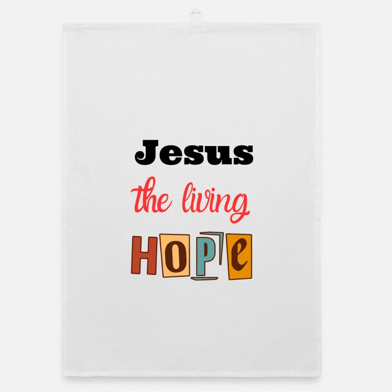 Lebensfreude Hoffnung Design Organic Geschirrtuch