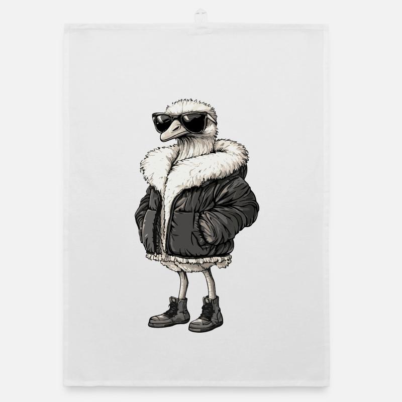 Strauß Cool Winter Organic Geschirrtuch