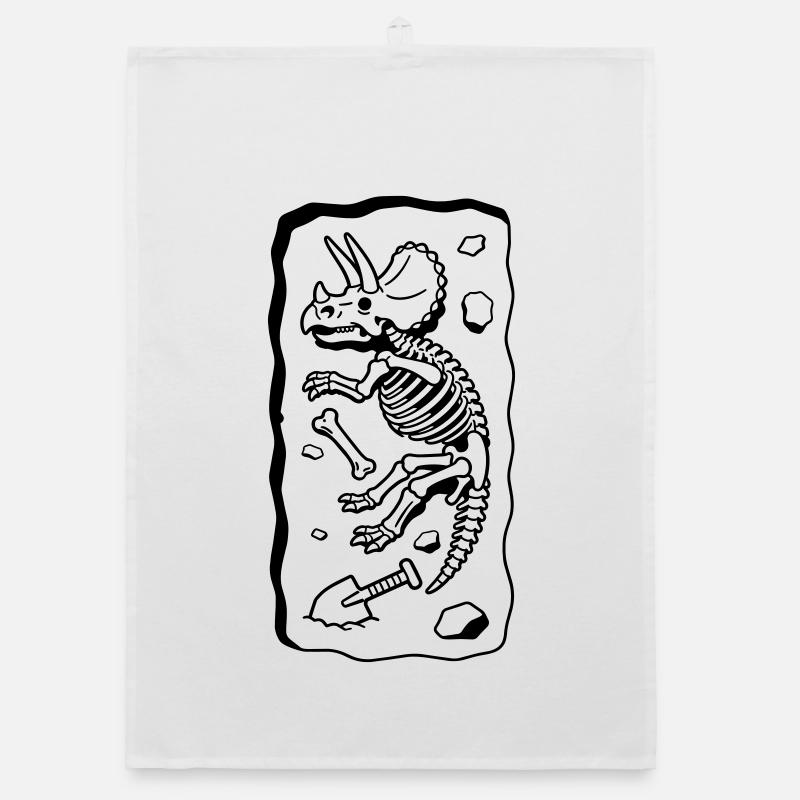 Triceratops-Knochen Organic Geschirrtuch