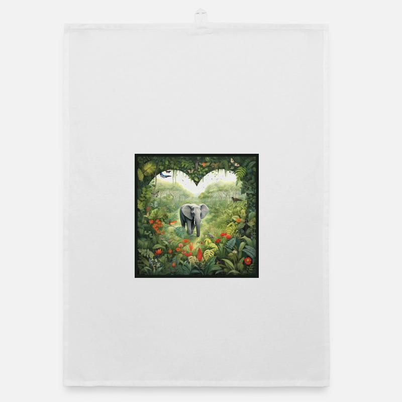 Amour d’éléphant Torchon bio