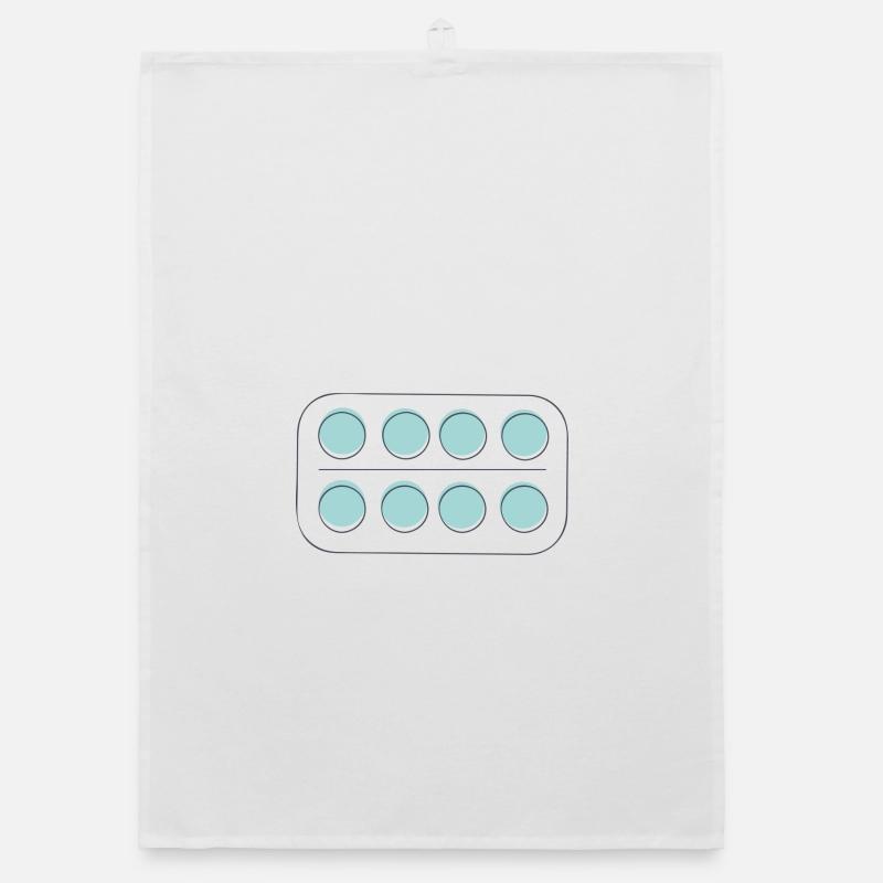 Medikamente Pillen Packung Organic Geschirrtuch