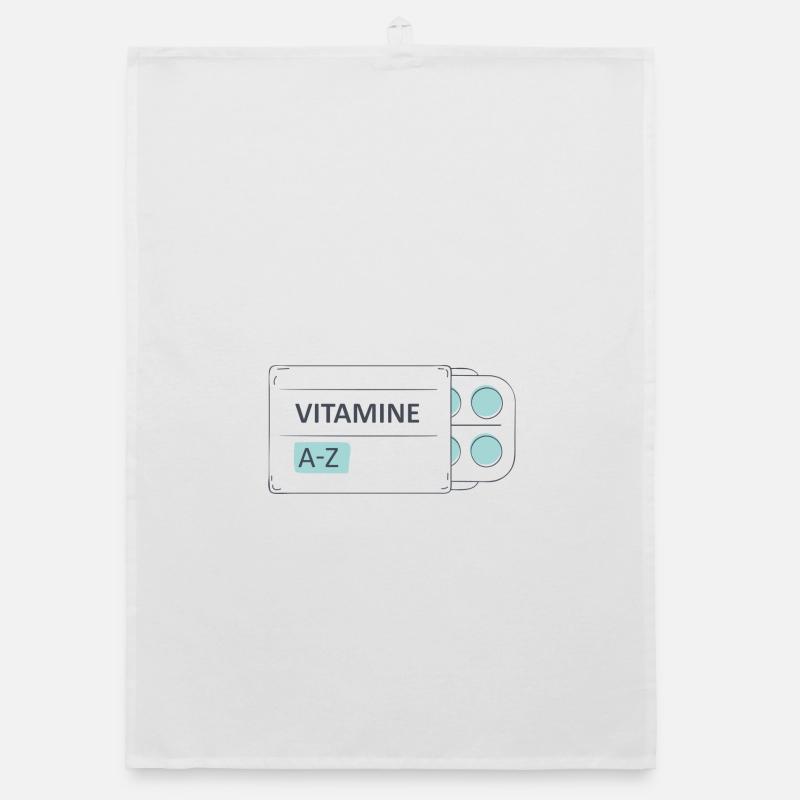 Medication pills tablets pack Organic dish towel