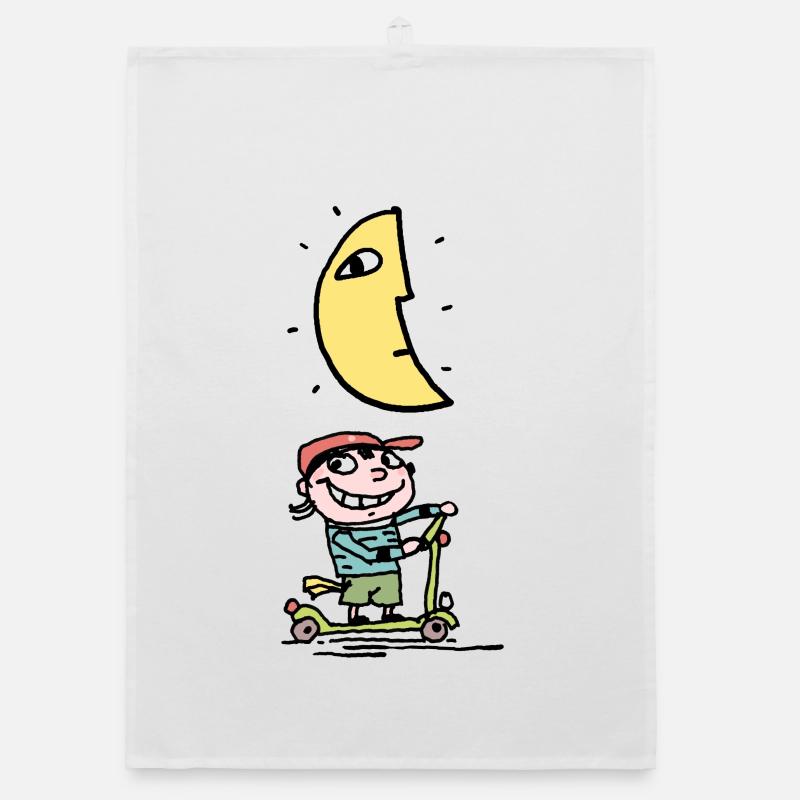 Charly and the Moon Organic dish towel