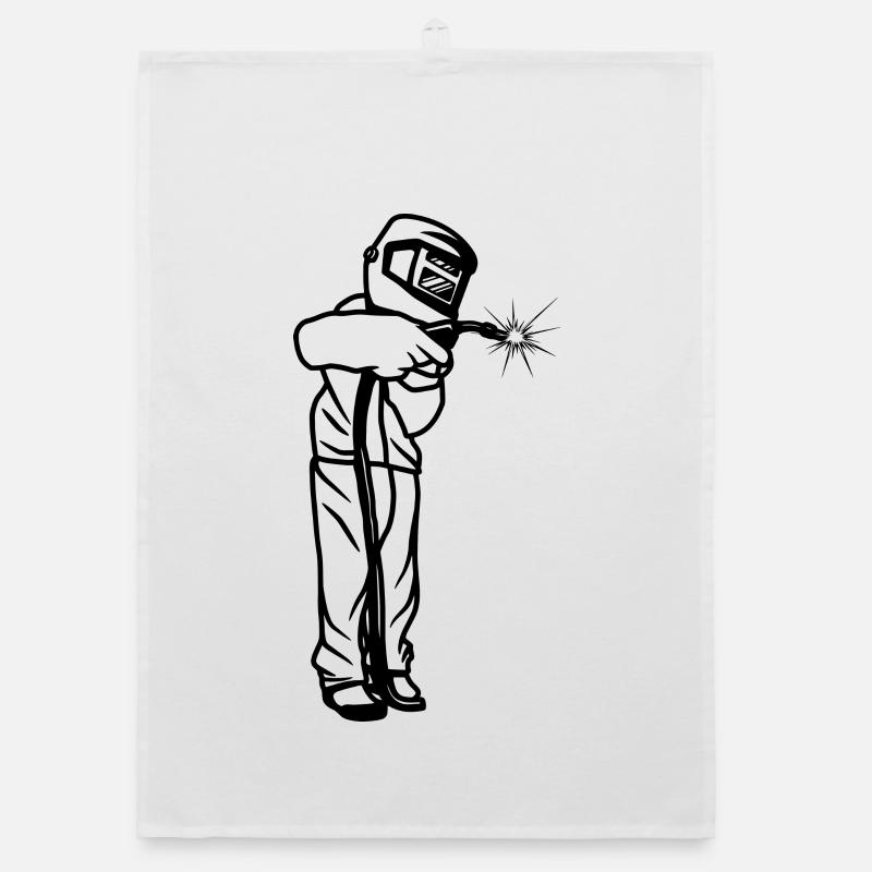 Welder Boy Organic dish towel