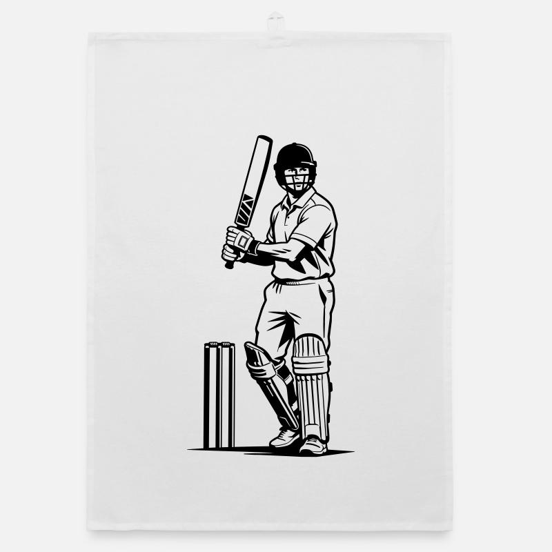cricket player Organic dish towel
