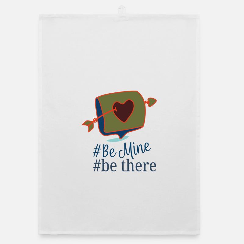 Valentine’s Day Organic dish towel