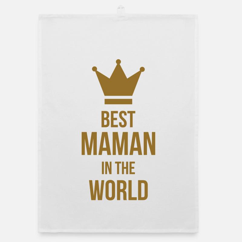 Beste Mama - Muttertag Organic Geschirrtuch