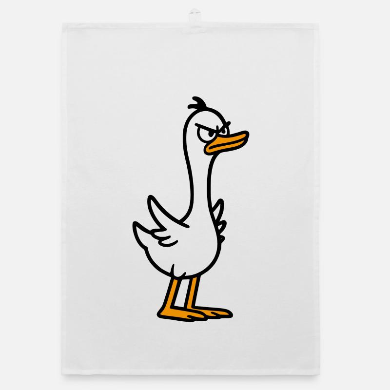 Wütende Gans Organic Geschirrtuch