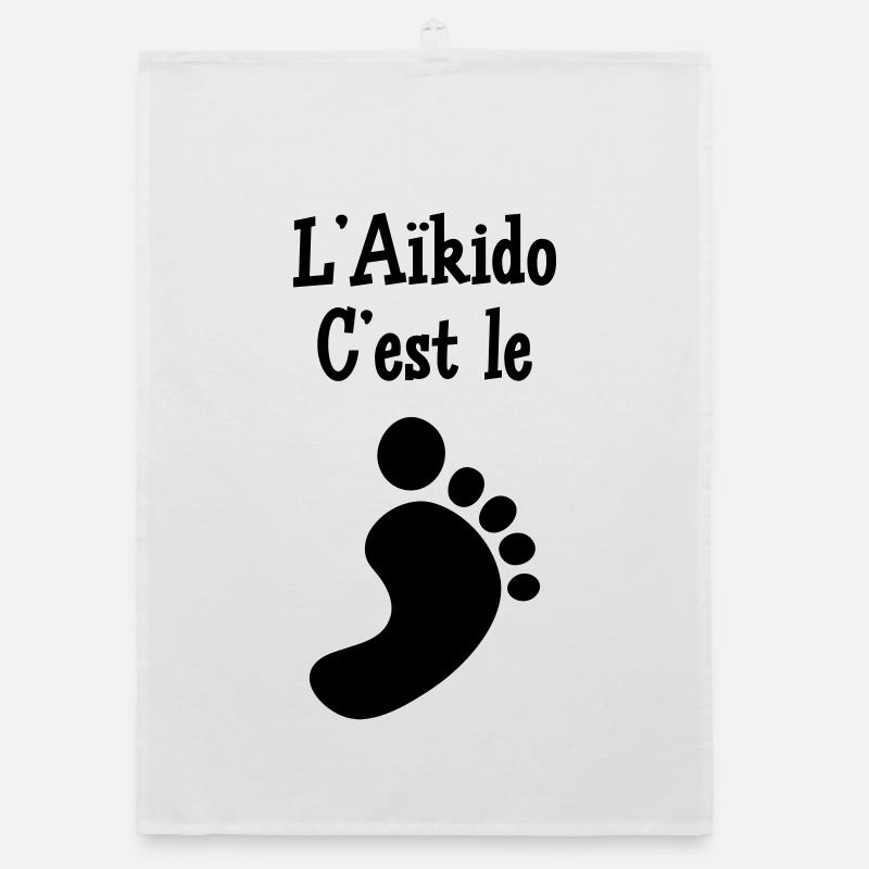 L''Aïkido c'est le pied ! Torchon bio