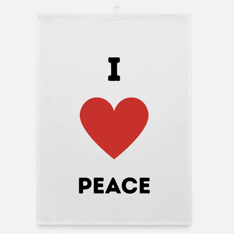 J’aime la paix Torchon bio