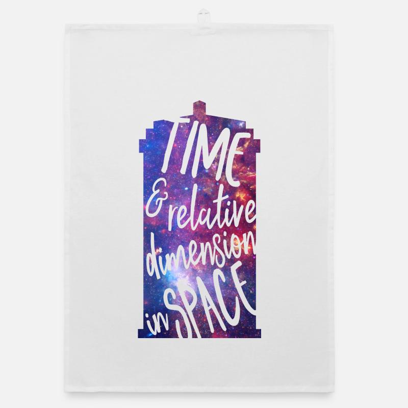 Time and Relative Dimension in Space Organic dish towel