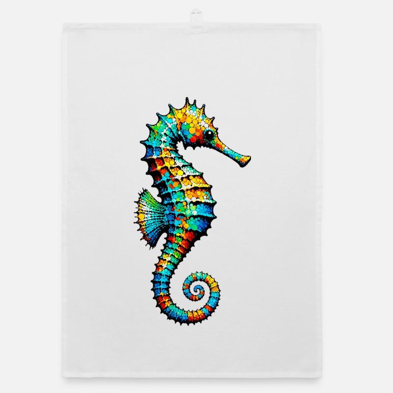 Seepferdchen Organic Geschirrtuch